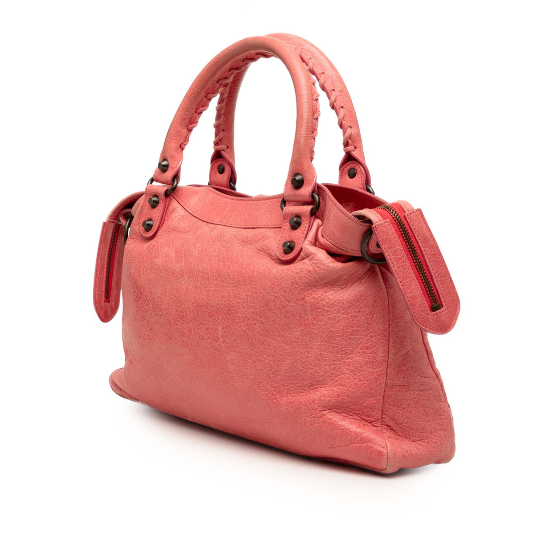 Balenciaga Cuir d’agneau Motocross Classic Town Sac