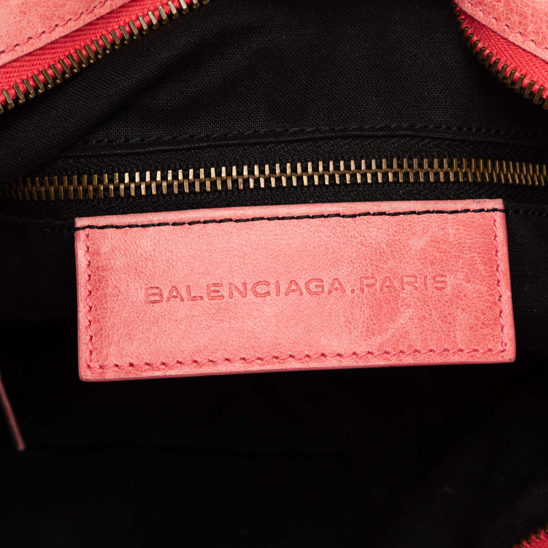 Balenciaga Cuir d’agneau Motocross Classic Town Sac