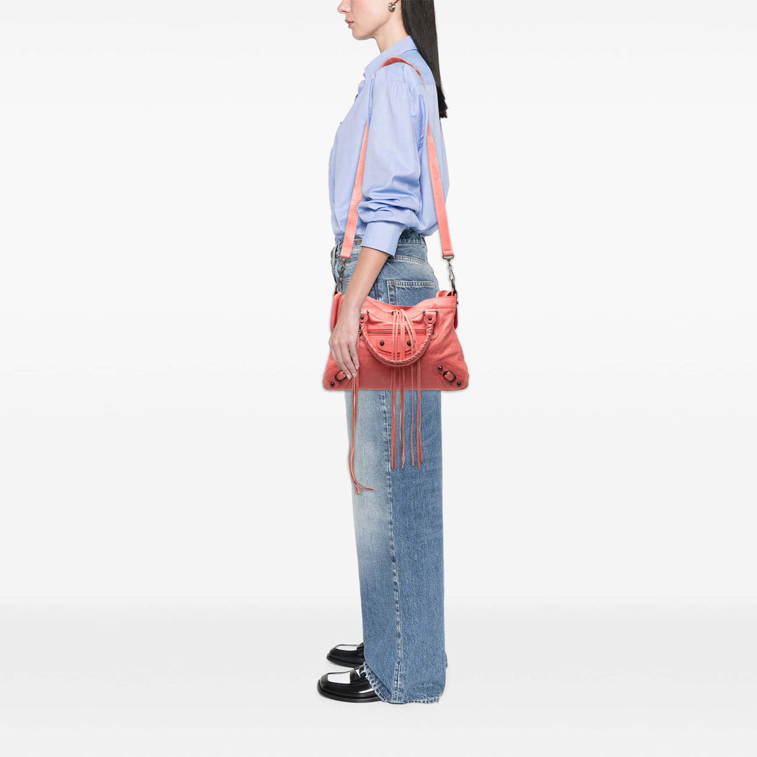 Balenciaga Cuir d’agneau Motocross Classic Town Sac