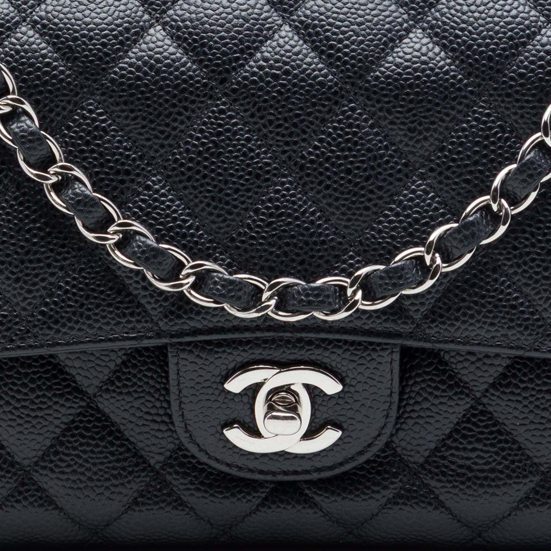 Chanel Medium Classic Caviar Double rabat