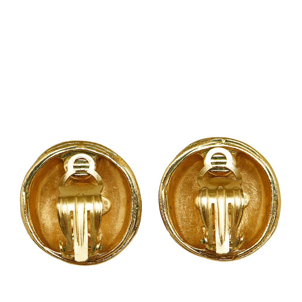 CC Clip-on Earrings Gold - Gaby Paris