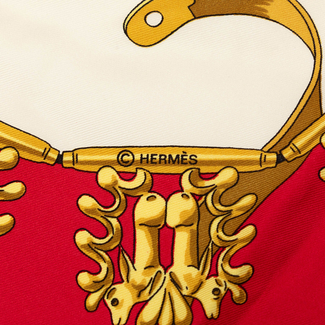 Les Cavaliers d Or Foulard 90 Rouge