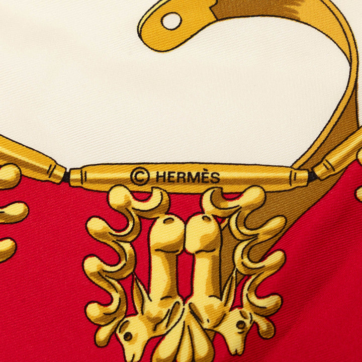 Les Cavaliers d Or Foulard 90 Rouge