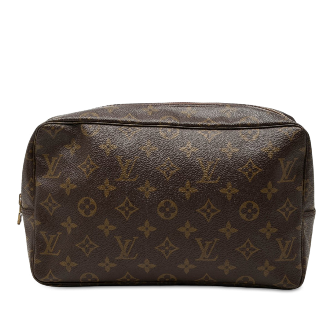 Louis Vuitton Trousse Toilette 28 Monogram Marron – vue principale – GABY PARIS