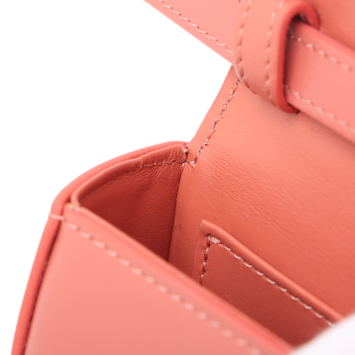 Celine Sac bandoulière Claude Mini Cuir de veau Rose – vue 8 – GABY PARIS
