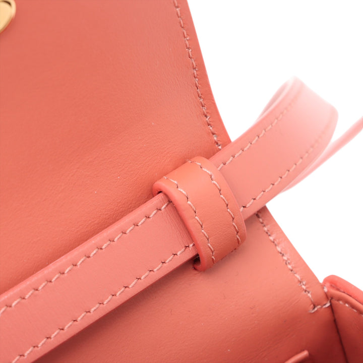 Celine Sac bandoulière Claude Mini Cuir de veau Rose – vue 9 – GABY PARIS