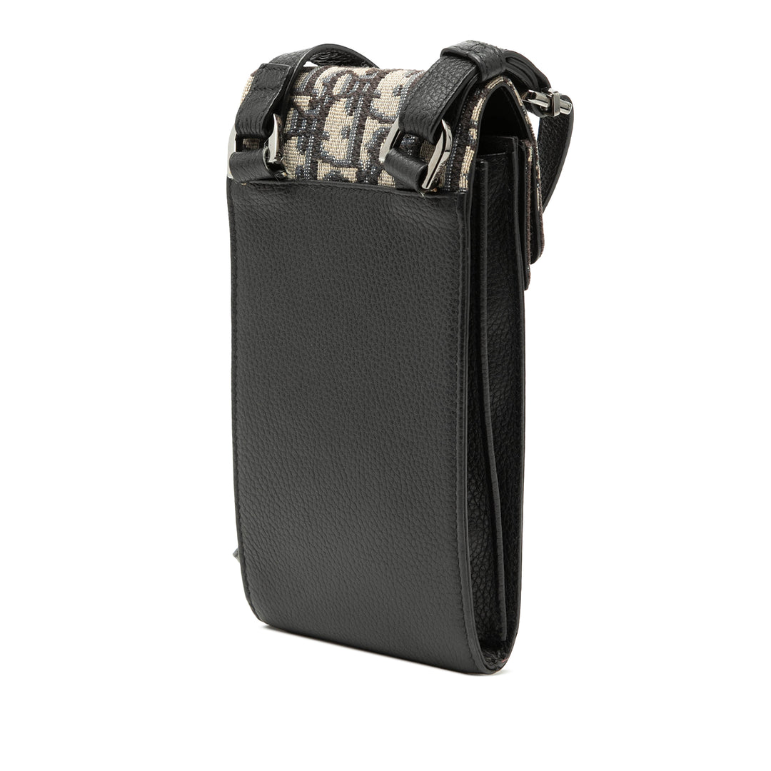 Dior Oblique Toile Phone Holder Sac porté croisé