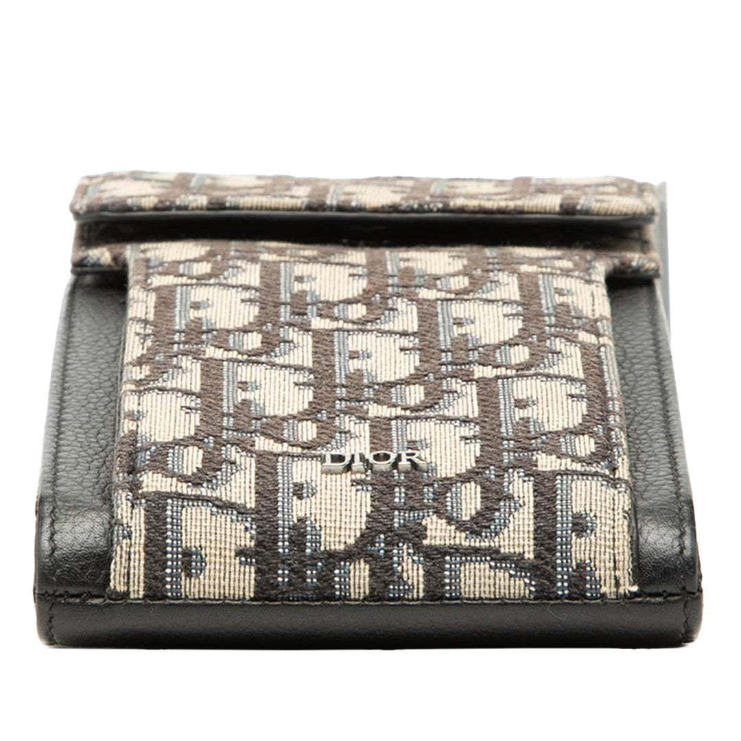 Dior Oblique Toile Phone Holder Sac porté croisé
