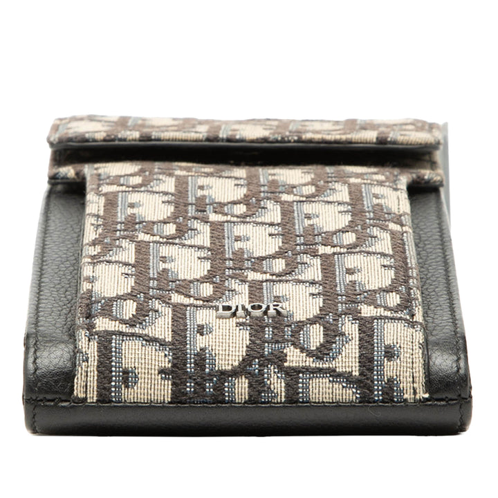 Dior Oblique Toile Phone Holder Sac porté croisé