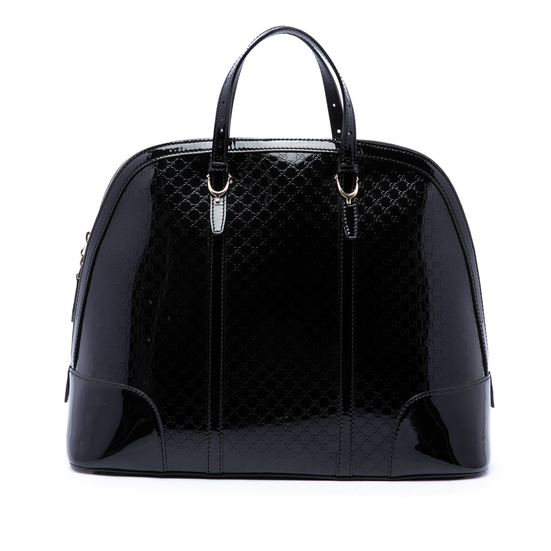 Gucci Microguccissima Nice Dôme sac à Grand Noir – vue principale – GABY PARIS