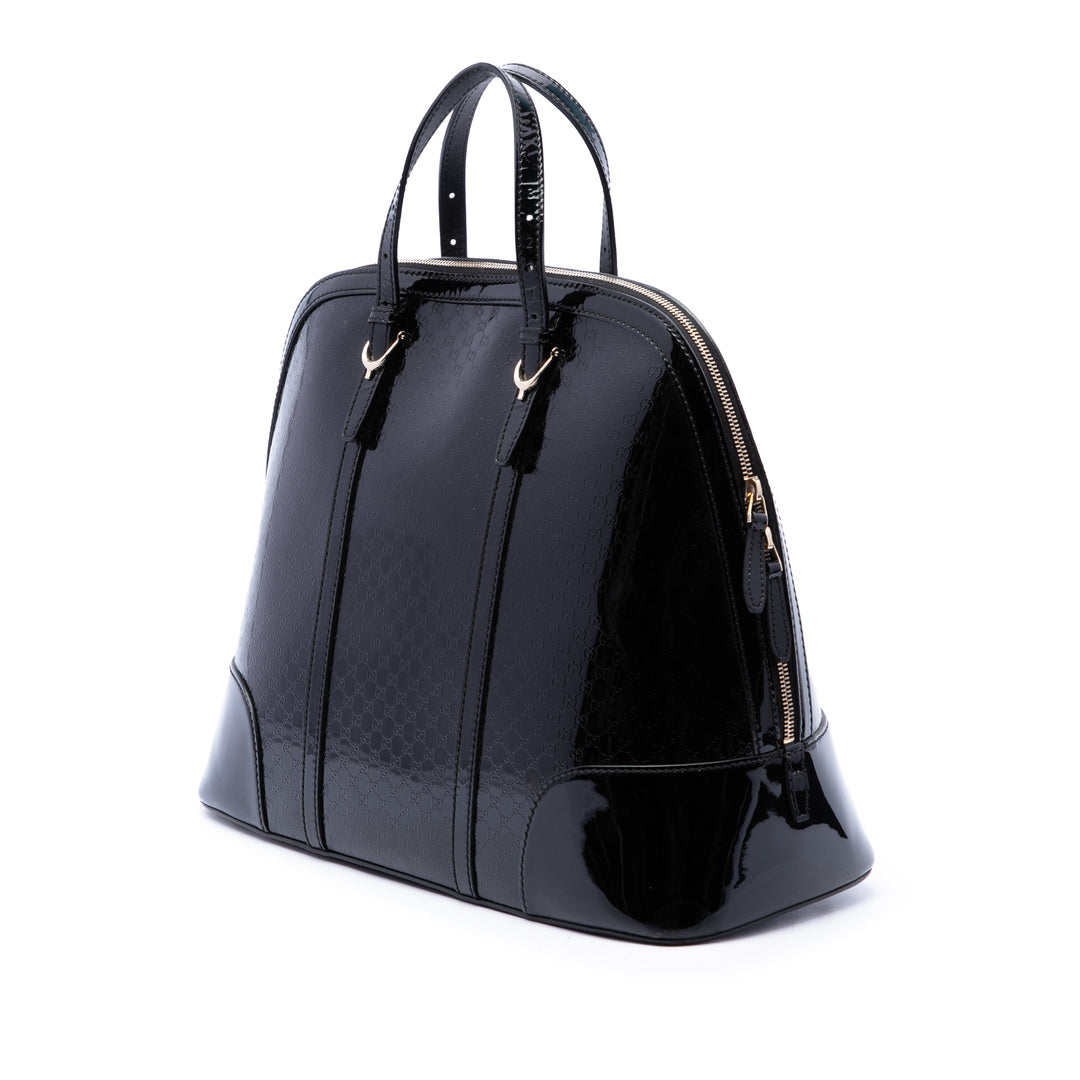 Gucci Microguccissima Nice Dôme sac à Grand Noir – vue 2 – GABY PARIS