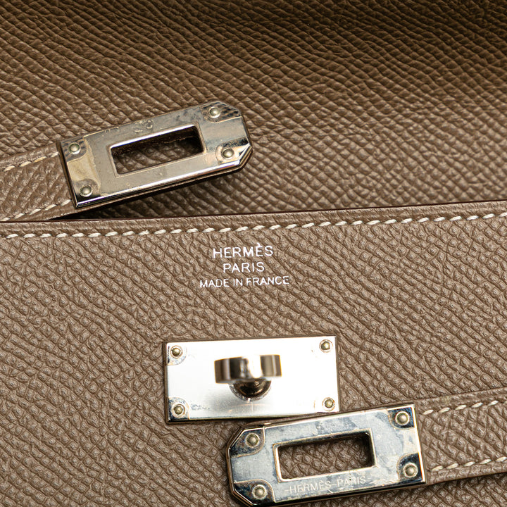 Hermès Epsom Kelly Longue Wallet Marron