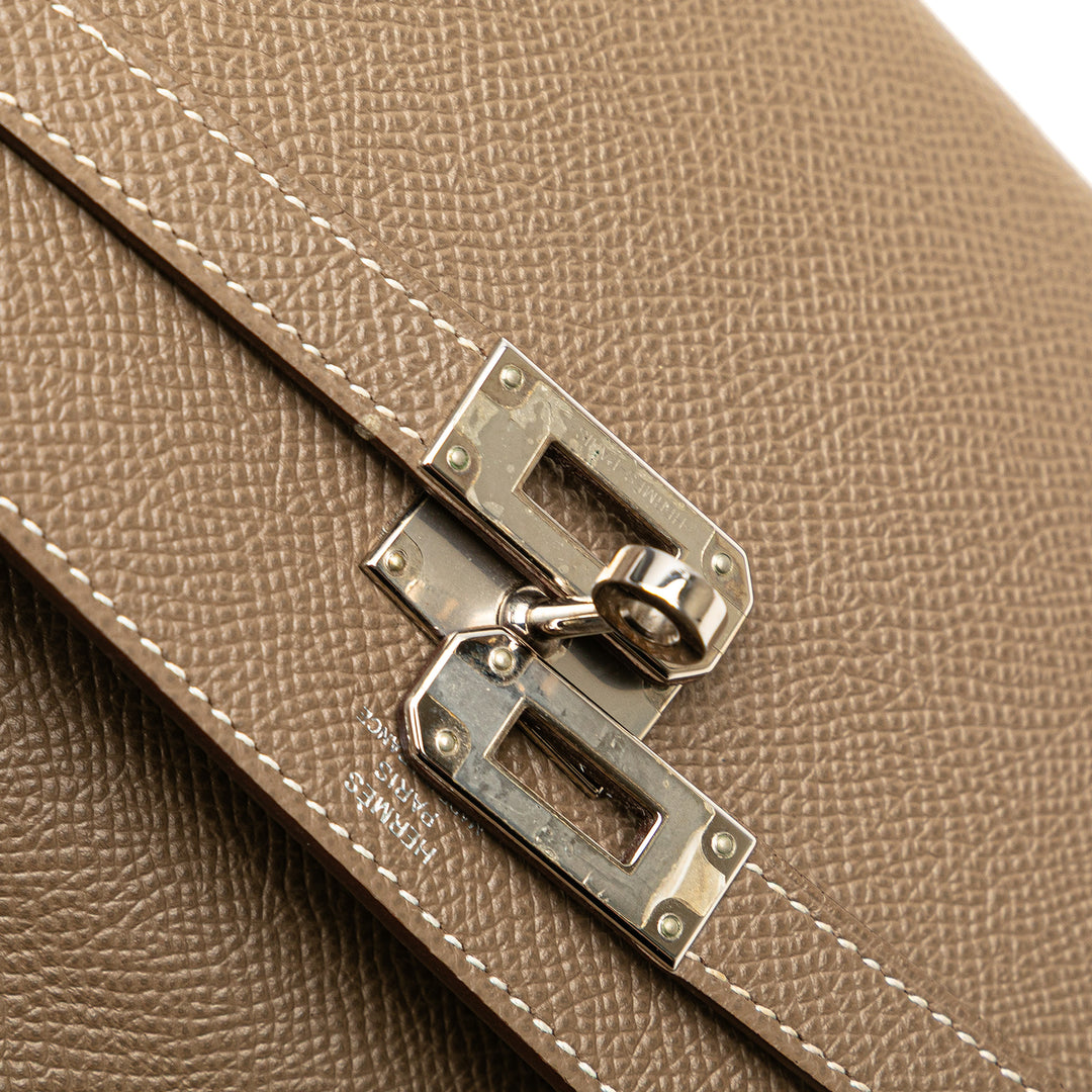 Hermès Epsom Kelly Longue Wallet Marron
