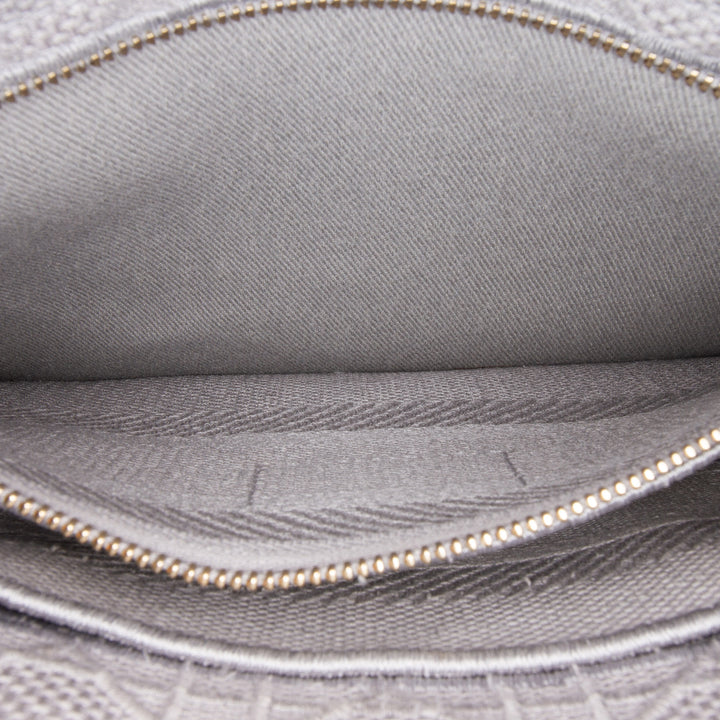 Medium Canvas Cannage Lady D Lite Gray - Gaby Paris
