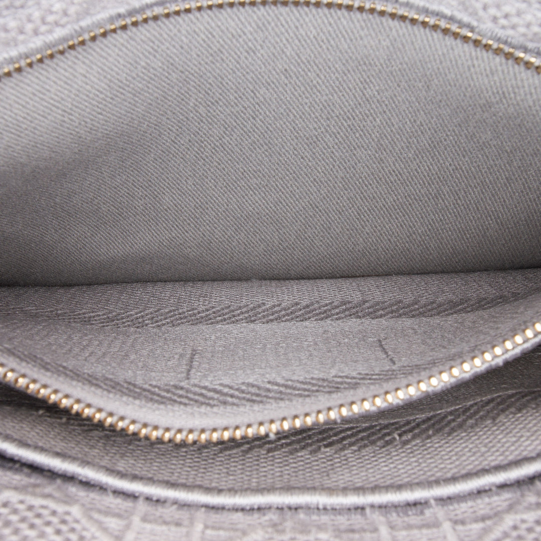 Medium Canvas Cannage Lady D Lite Gray - Gaby Paris