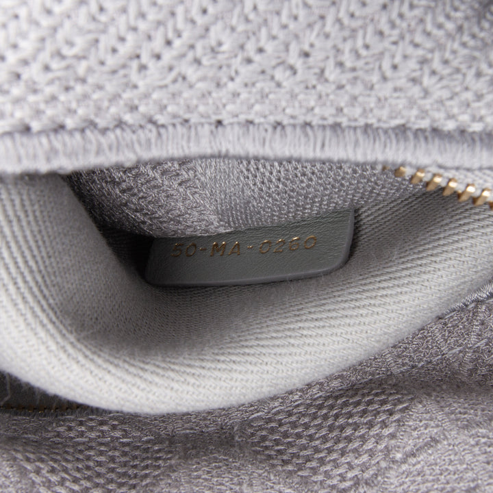 Medium Canvas Cannage Lady D Lite Gray - Gaby Paris