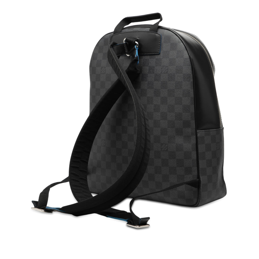 Louis Vuitton Édition limitée Damier Graphite Logo Rainbow Josh Sac à dos
