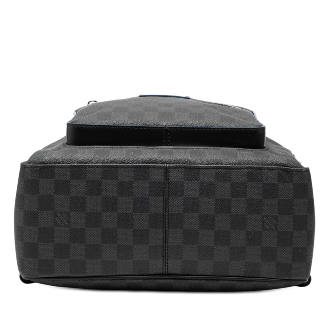 Louis Vuitton Édition limitée Damier Graphite Logo Rainbow Josh Sac à dos