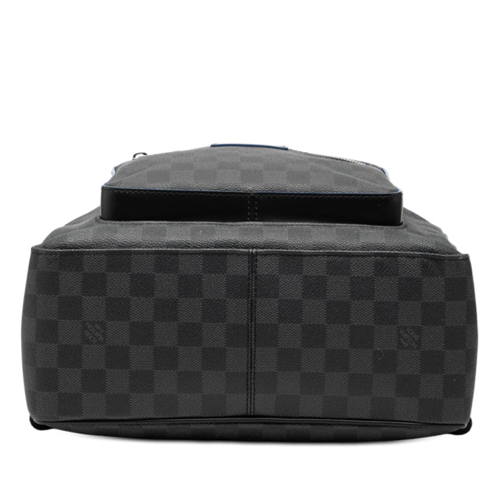 Louis Vuitton Édition limitée Damier Graphite Logo Rainbow Josh Sac à dos