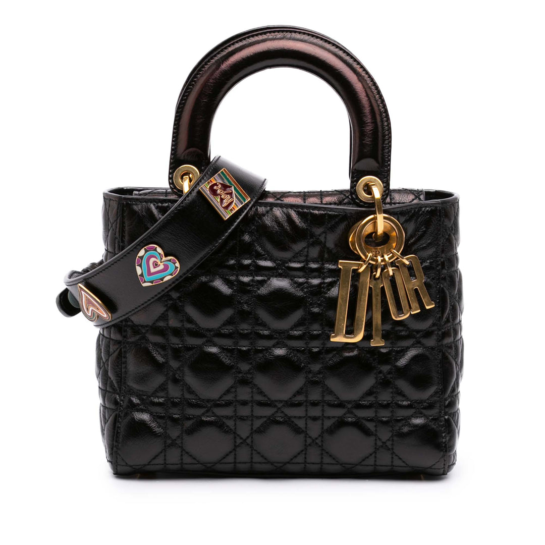 Dior Lady Dior froissé Cannage My ABCDior Petit Noir