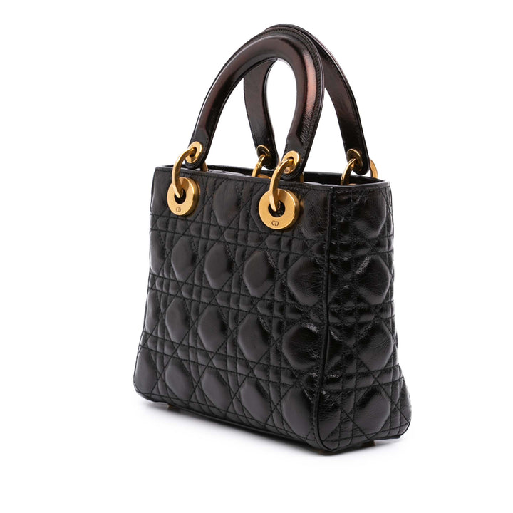 Dior Lady Dior froissé Cannage My ABCDior Petit Noir