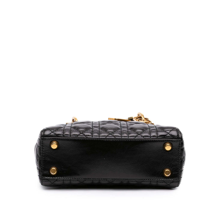 Dior Lady Dior froissé Cannage My ABCDior Petit Noir