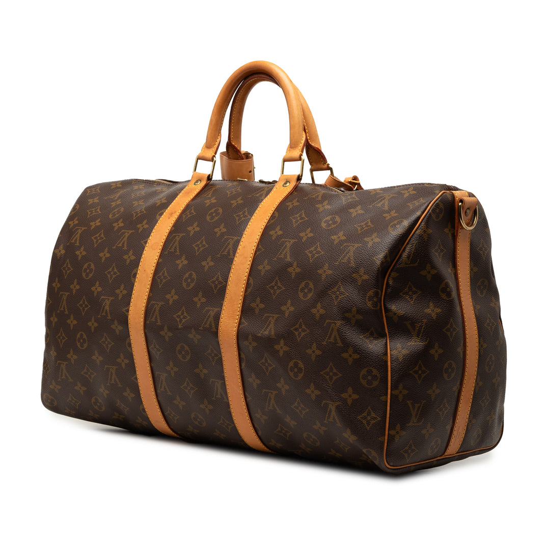 Louis Vuitton Monogram Keepall Bandouliere 50