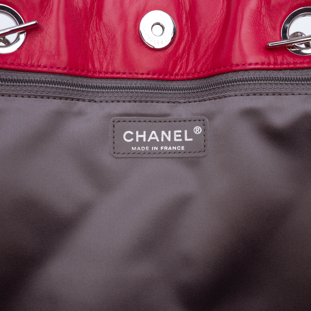Chanel Matelassé PVC Funny Cabas Tweed