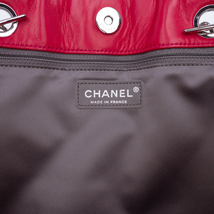 Chanel Matelassé PVC Funny Cabas Tweed