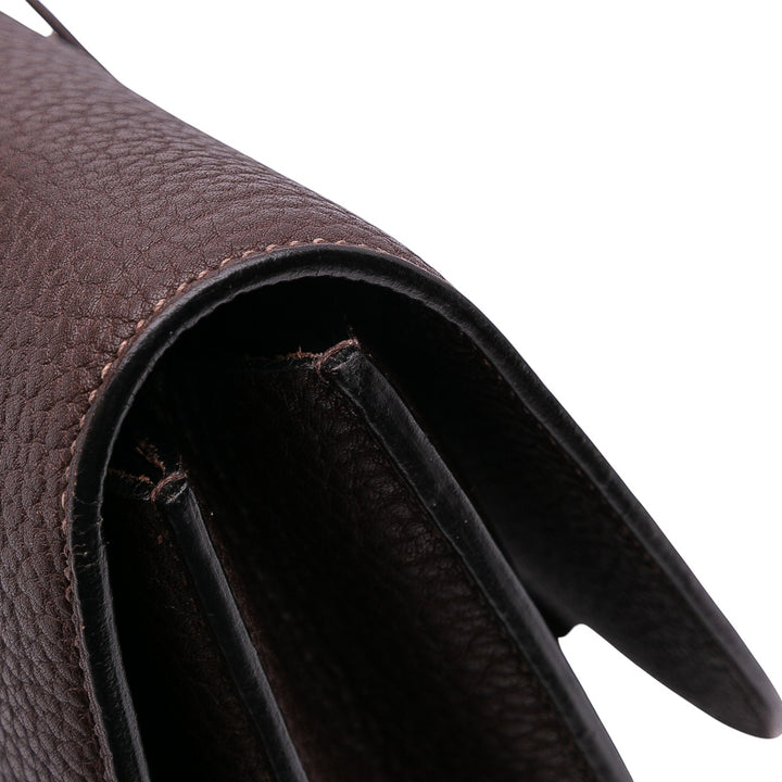 Hermès Togo Sac a Depeches 41 Marron