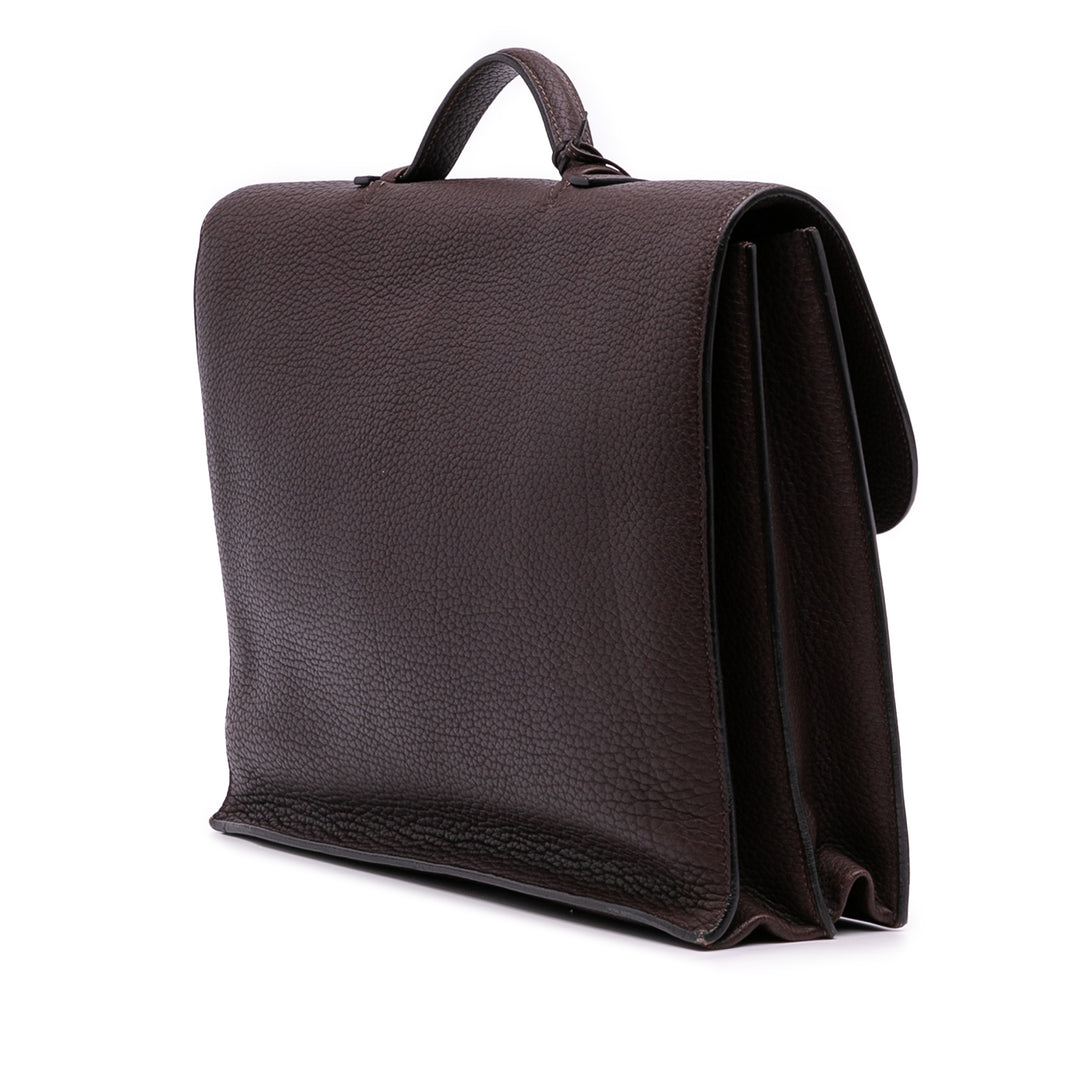 Hermès Togo Sac a Depeches 41 Marron