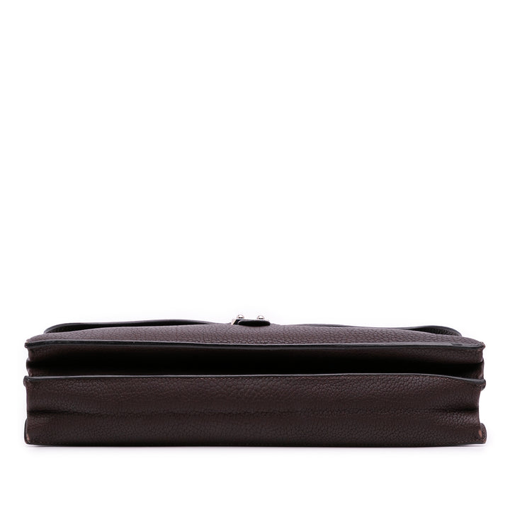 Hermès Togo Sac a Depeches 41 Marron