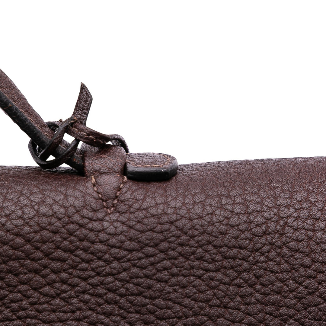 Hermès Togo Sac a Depeches 41 Marron