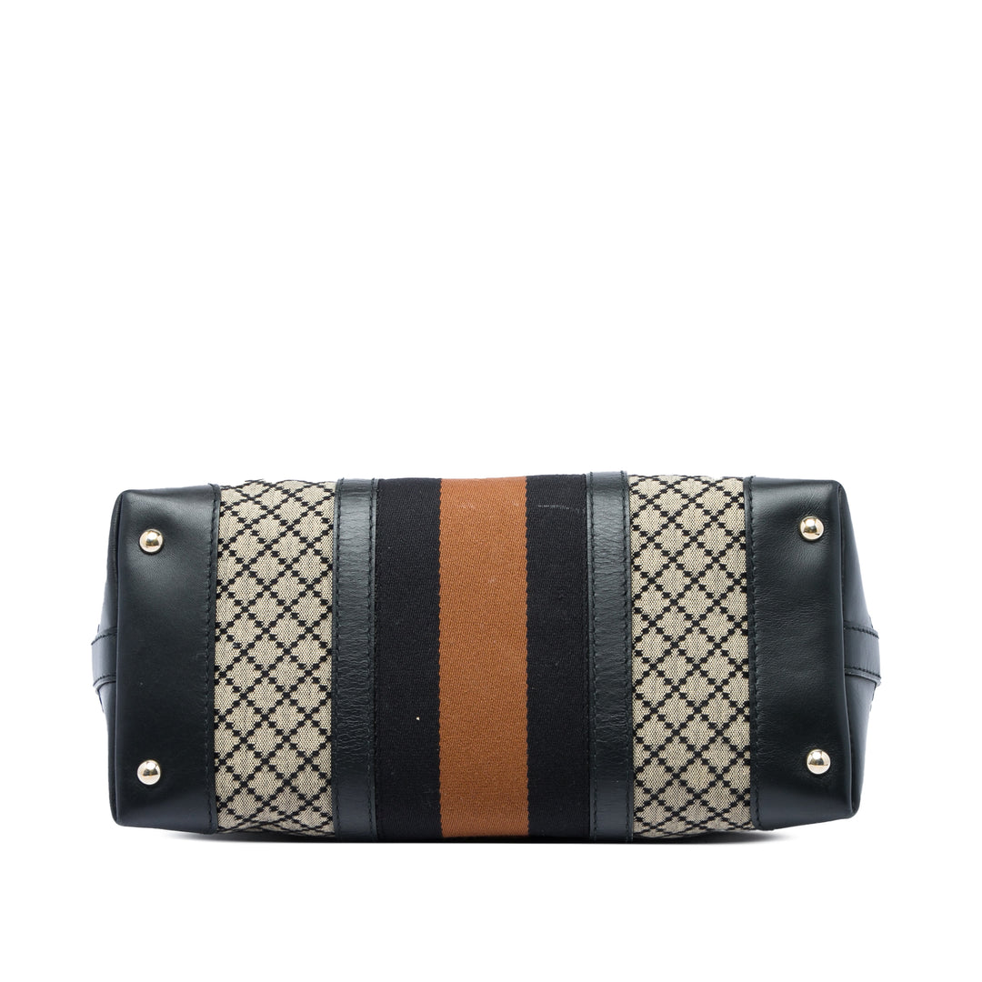 Gucci Sac à main Diamante Web Beige – vue 3 – GABY PARIS