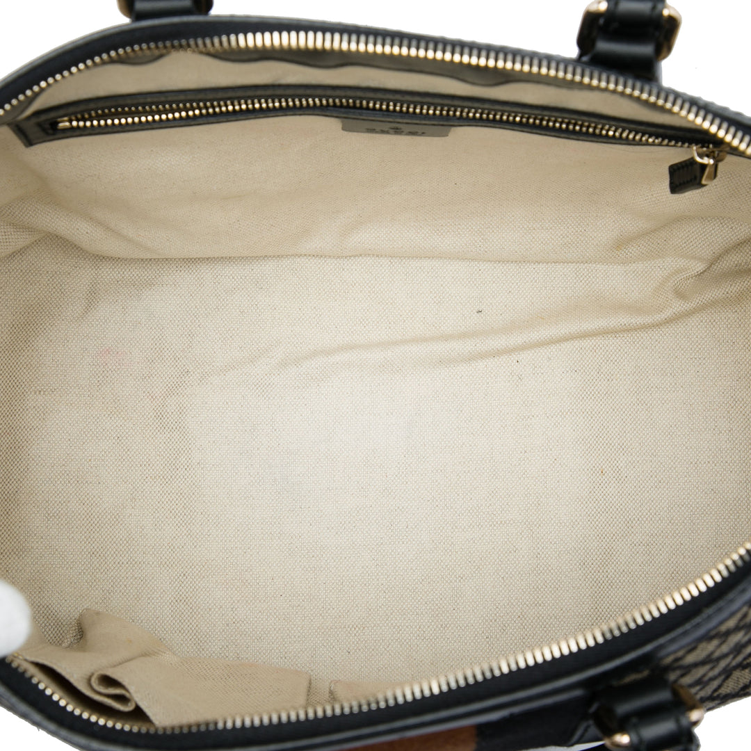 Gucci Sac à main Diamante Web Beige – vue 4 – GABY PARIS