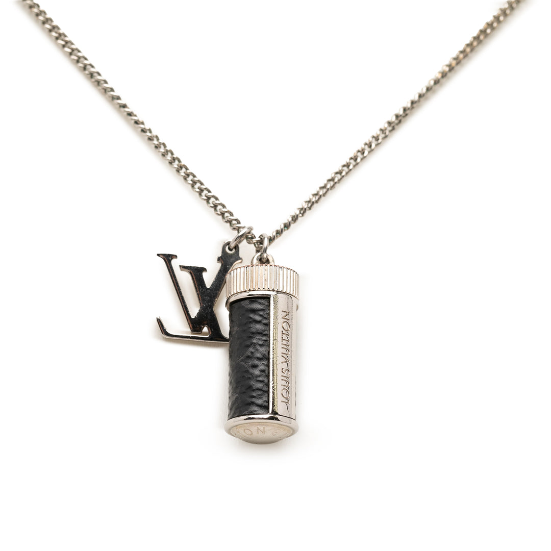 Louis Vuitton Brass Monogram Eclipse Charms Collier