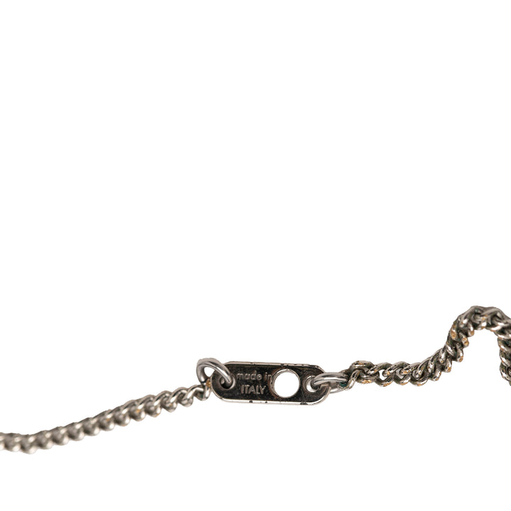 Louis Vuitton Brass Monogram Eclipse Charms Collier
