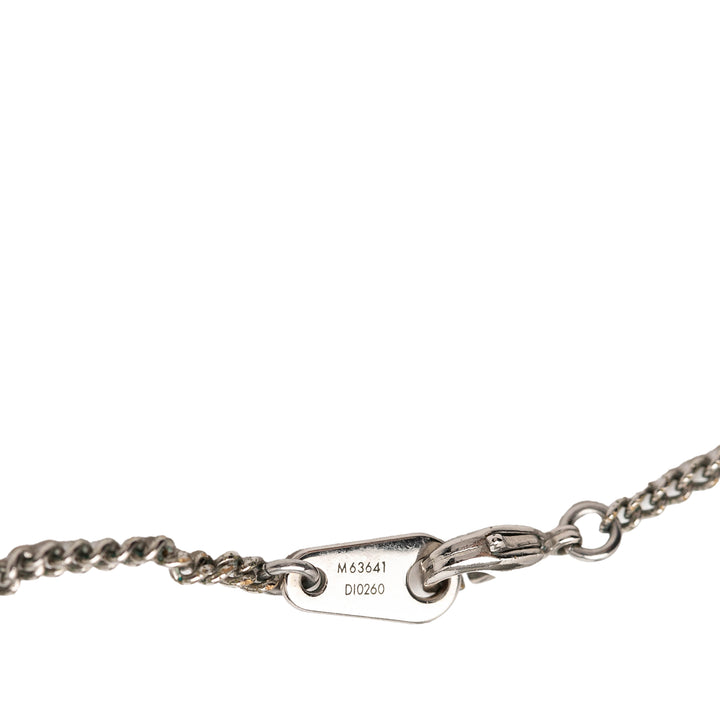 Louis Vuitton Brass Monogram Eclipse Charms Collier