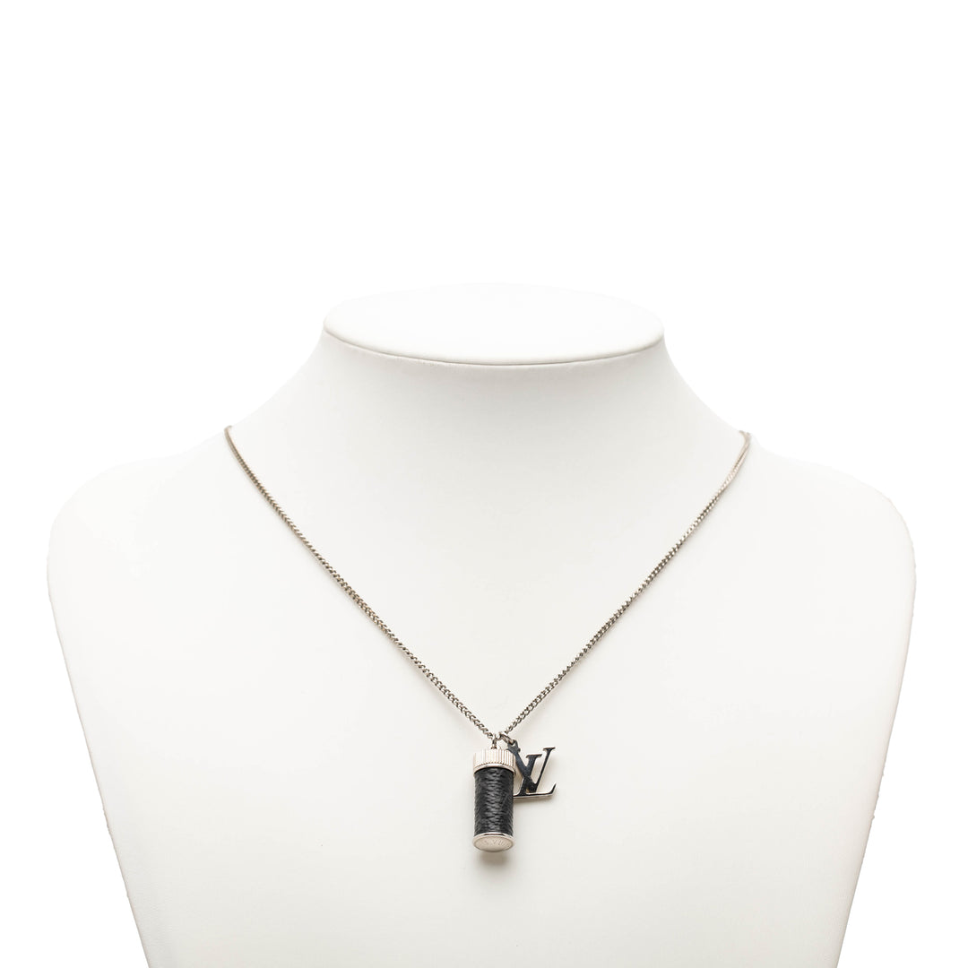 Louis Vuitton Brass Monogram Eclipse Charms Collier