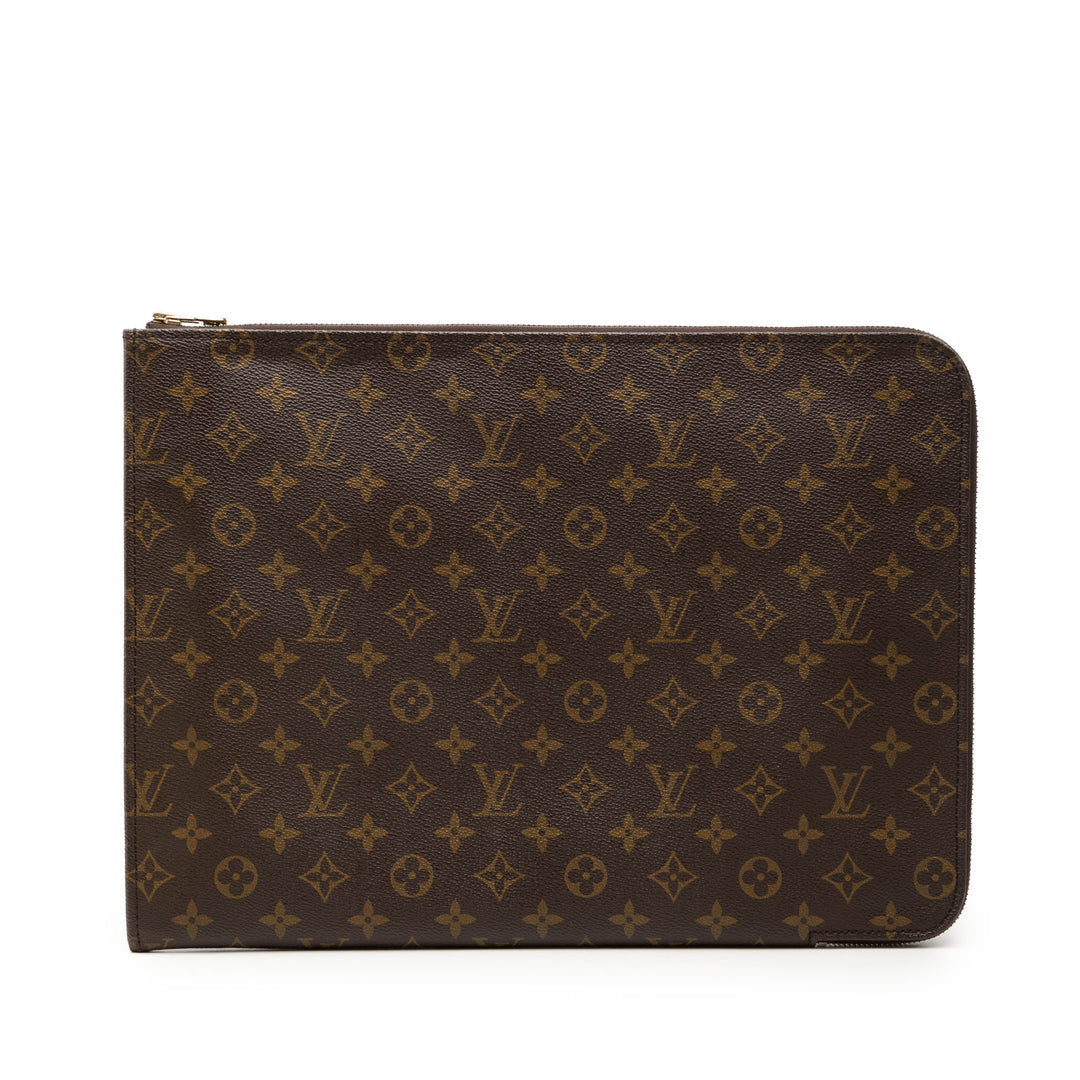 Poche Documents Portfolio Monogram Marron