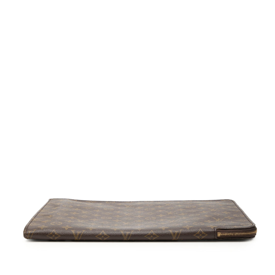 Poche Documents Portfolio Monogram Marron
