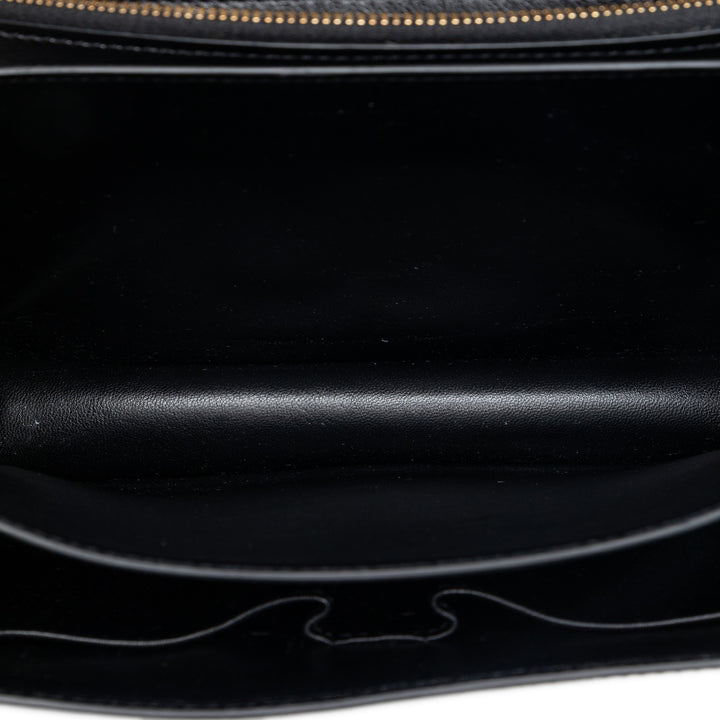 Celine Medium Cuir de veau et Leopard Print Pony Hair Classic Boîte