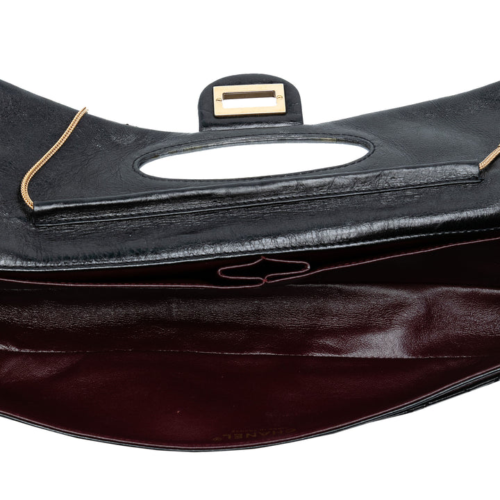 Chanel Reissue 2.55 Matelassé Glazed Cuir de veau East West Simple rabat