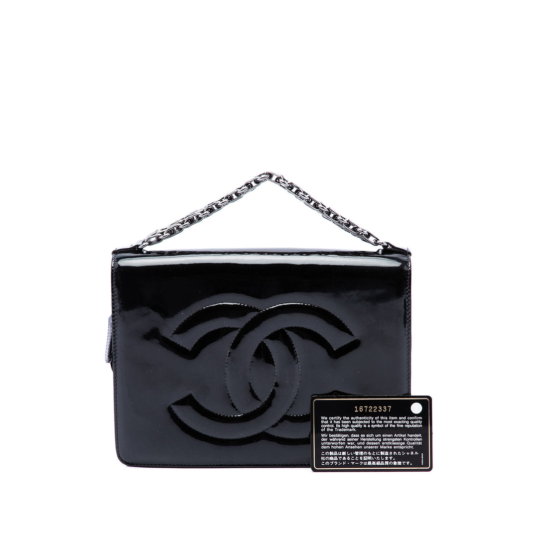 Chanel CC Pochette avec chaîne Mini Noir – vue 7 – GABY PARIS