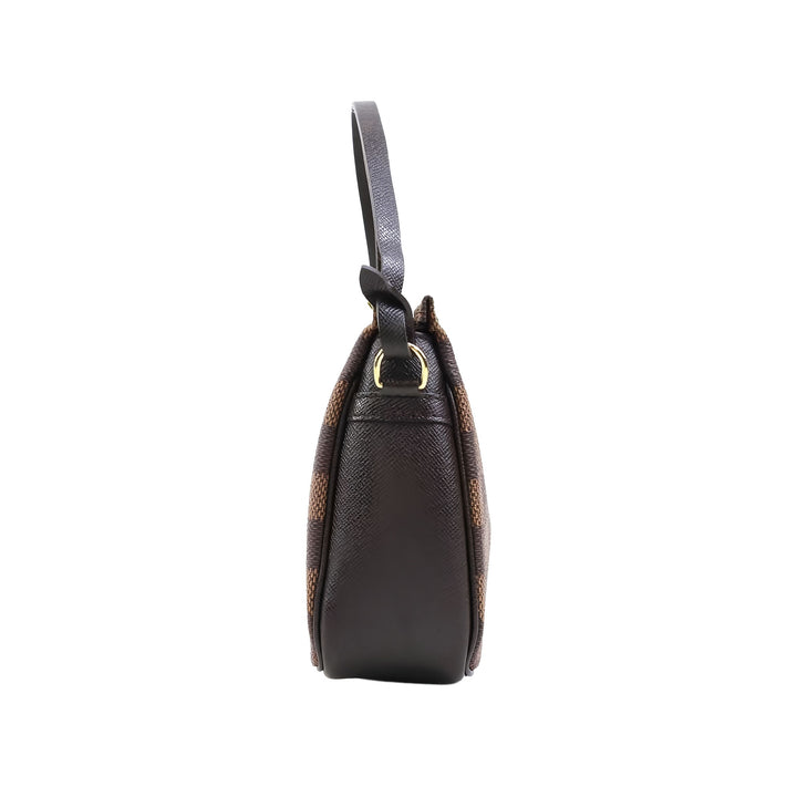 Louis Vuitton Trousse Pochette Damier Ébène Marron – vue 15 – GABY PARIS