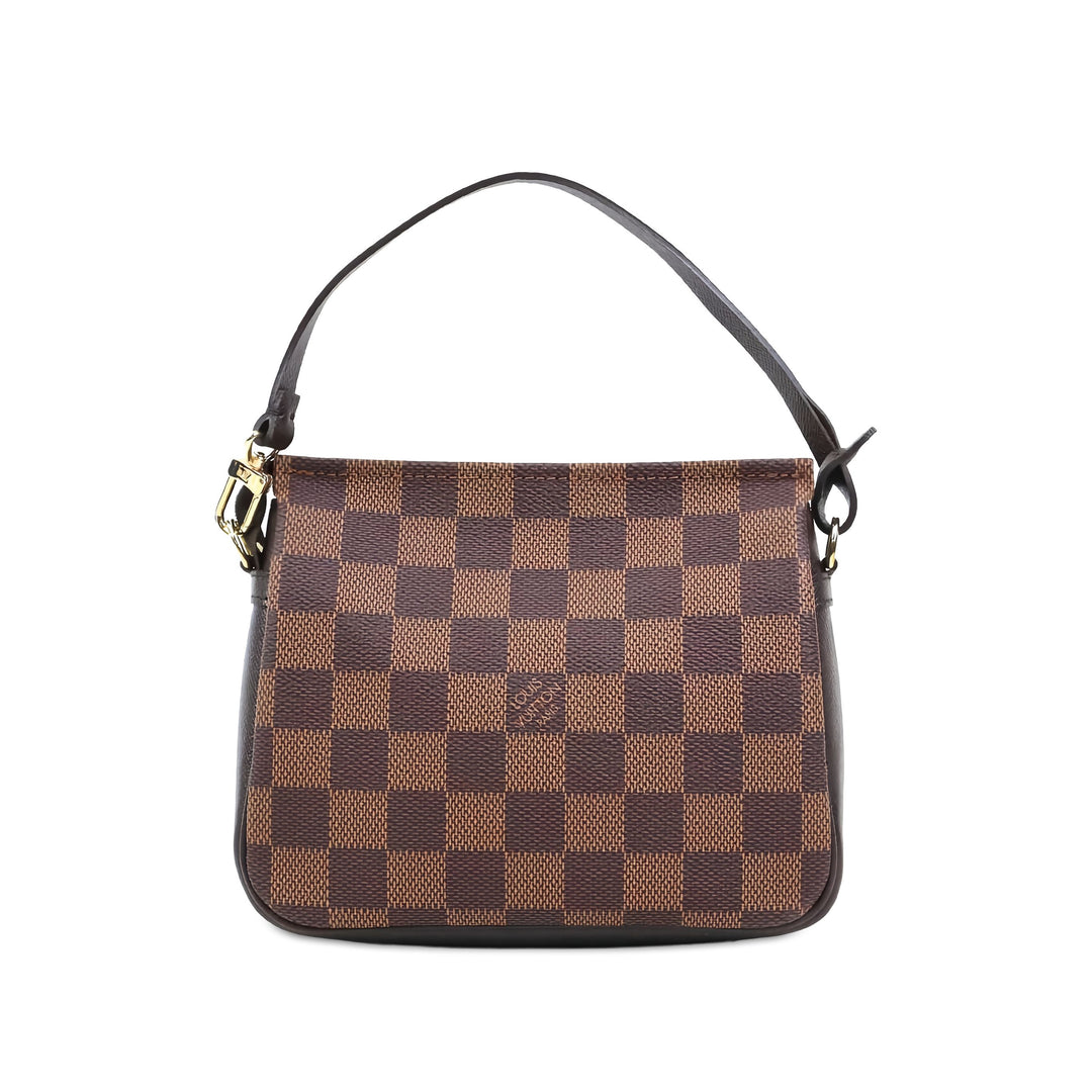 Louis Vuitton Trousse Pochette Damier Ébène Marron – vue 2 – GABY PARIS