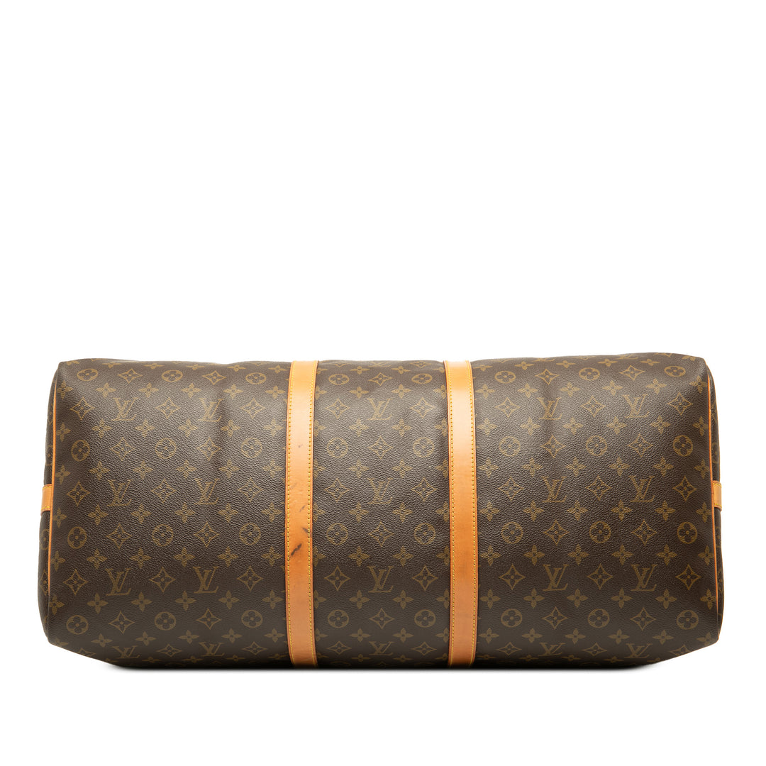 Louis Vuitton Monogram Keepall Bandouliere 60 Marron