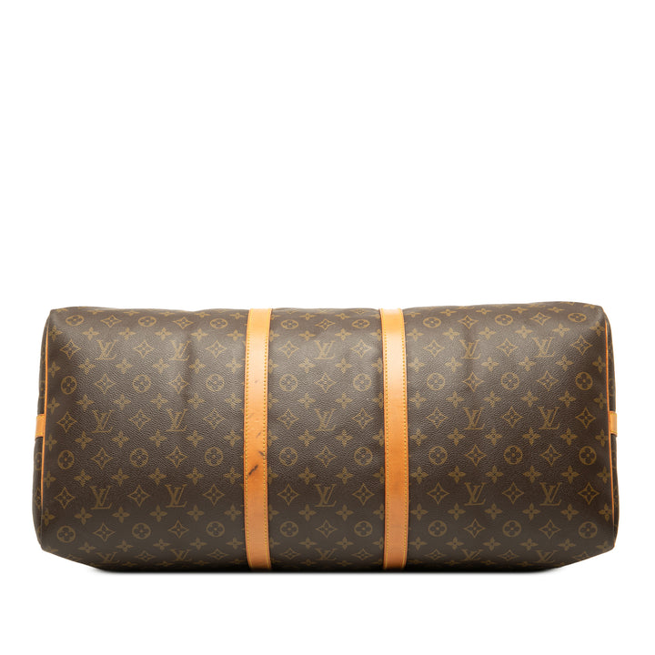 Louis Vuitton Monogram Keepall Bandouliere 60 Marron