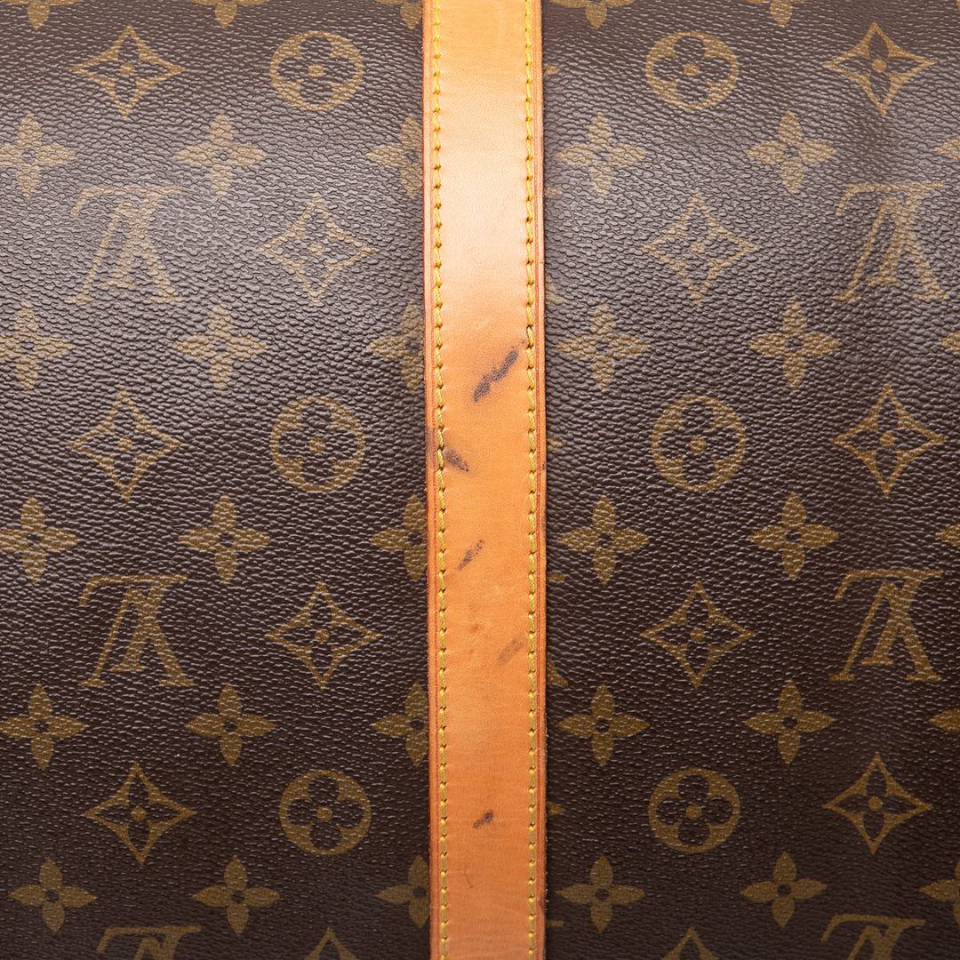 Louis Vuitton Monogram Keepall Bandouliere 60 Marron