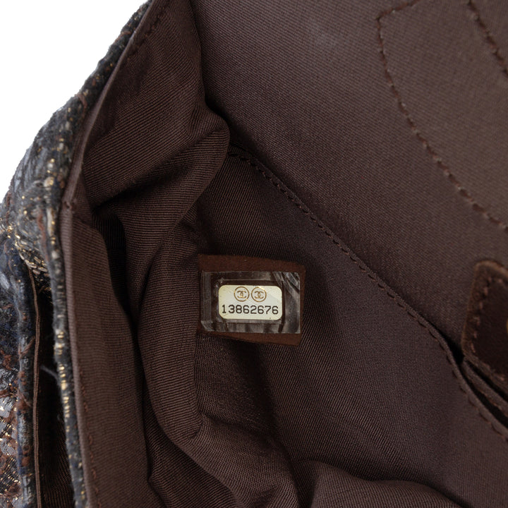 Chanel Paris Shanghai 2.55 Icons Lacquered Tweed Double rabat 225